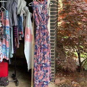 Floor length maternity dress